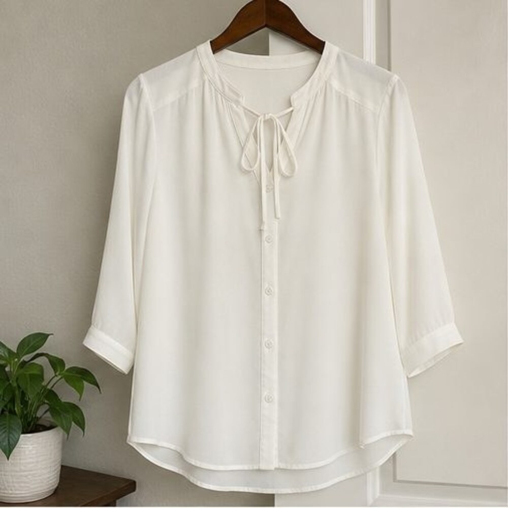 Ivory Puff Sleeve Top